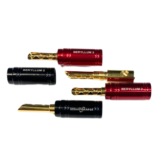 ULTRACONNECT Beryllium2 -Banana Plugs - EACH