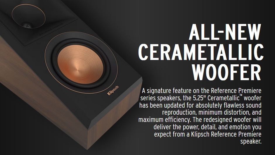 A signature feature on the Reference Premiere series speakers, the 5.25